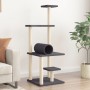 Rascador para gatos con postes de sisal gris oscuro 136 cm de , Mobiliario para gatos - Ref: Foro24-172093, Precio: 49,03 €, ...