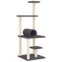 Rascador para gatos con postes de sisal gris oscuro 136 cm de , Mobiliario para gatos - Ref: Foro24-172093, Precio: 49,03 €, ...