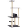 Rascador para gatos con postes de sisal gris oscuro 136 cm de , Mobiliario para gatos - Ref: Foro24-172093, Precio: 49,03 €, ...
