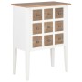 Aparador de madera maciza blanco 54x30x80 cm de vidaXL, Aparadores - Ref: Foro24-280075, Precio: 141,15 €, Descuento: %