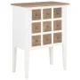 Aparador de madera maciza blanco 54x30x80 cm de vidaXL, Aparadores - Ref: Foro24-280075, Precio: 102,79 €, Descuento: %