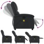Sillón reclinable de masaje cuero auténtico negro de , Sillones - Ref: Foro24-371793, Precio: 312,49 €, Descuento: %