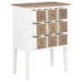 Aparador de madera maciza blanco 54x30x80 cm de vidaXL, Aparadores - Ref: Foro24-280075, Precio: 102,79 €, Descuento: %