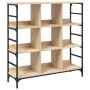 Aparador de madera de ingeniería roble Sonoma 102x32x103,5 cm de , Aparadores - Ref: Foro24-837728, Precio: 75,21 €, Descuent...