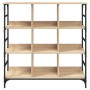 Aparador de madera de ingeniería roble Sonoma 102x32x103,5 cm de , Aparadores - Ref: Foro24-837728, Precio: 75,21 €, Descuent...