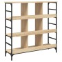 Aparador de madera de ingeniería roble Sonoma 102x32x103,5 cm de , Aparadores - Ref: Foro24-837728, Precio: 75,21 €, Descuent...