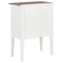 Aparador de madera maciza blanco 54x30x80 cm de vidaXL, Aparadores - Ref: Foro24-280075, Precio: 141,15 €, Descuento: %