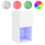 Mueble para TV con luces LED blanco 30,5x30x60 cm de , Muebles TV - Ref: Foro24-836987, Precio: 40,91 €, Descuento: %