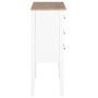 Aparador de madera maciza blanco 54x30x80 cm de vidaXL, Aparadores - Ref: Foro24-280075, Precio: 141,15 €, Descuento: %