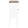 Aparador de madera maciza blanco 54x30x80 cm de vidaXL, Aparadores - Ref: Foro24-280075, Precio: 102,79 €, Descuento: %