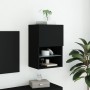 Mueble para TV con luces LED negro 40,5x30x60 cm de , Muebles TV - Ref: Foro24-837031, Precio: 43,67 €, Descuento: %