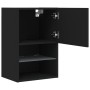 Mueble para TV con luces LED negro 40,5x30x60 cm de , Muebles TV - Ref: Foro24-837031, Precio: 43,67 €, Descuento: %