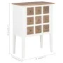 Aparador de madera maciza blanco 54x30x80 cm de vidaXL, Aparadores - Ref: Foro24-280075, Precio: 102,79 €, Descuento: %