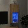 Mueble para TV con luces LED roble Sonoma 40,5x30x102 cm de , Muebles TV - Ref: Foro24-837059, Precio: 55,41 €, Descuento: %