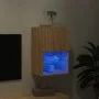 Mueble para TV con luces LED roble Sonoma 40,5x30x60 cm de , Muebles TV - Ref: Foro24-837033, Precio: 39,66 €, Descuento: %