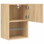 Mueble para TV con luces LED roble Sonoma 40,5x30x60 cm de , Muebles TV - Ref: Foro24-837033, Precio: 40,47 €, Descuento: %