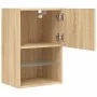 Mueble para TV con luces LED roble Sonoma 40,5x30x60 cm de , Muebles TV - Ref: Foro24-837033, Precio: 39,66 €, Descuento: %