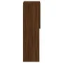 Mueble para TV con luces LED roble marrón 30,5x30x102 cm de , Muebles TV - Ref: Foro24-837027, Precio: 59,96 €, Descuento: %
