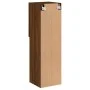 Mueble para TV con luces LED roble marrón 30,5x30x102 cm de , Muebles TV - Ref: Foro24-837027, Precio: 59,96 €, Descuento: %
