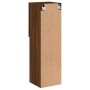 Mueble para TV con luces LED roble marrón 30,5x30x102 cm de , Muebles TV - Ref: Foro24-837027, Precio: 60,89 €, Descuento: %