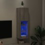 Mueble para TV con luces LED gris Sonoma 30,5x30x102 cm de , Muebles TV - Ref: Foro24-837025, Precio: 64,40 €, Descuento: %
