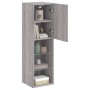Mueble para TV con luces LED gris Sonoma 30,5x30x102 cm de , Muebles TV - Ref: Foro24-837025, Precio: 64,40 €, Descuento: %