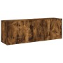Muebles para TV de pared 2 unidades roble ahumado 60x30x41 cm de , Muebles TV - Ref: Foro24-836947, Precio: 63,51 €, Descuent...