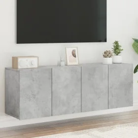 Muebles para TV de pared 2 unidades gris hormigón 60x30x41 cm de , Muebles TV - Ref: Foro24-836945, Precio: 64,55 €, Descuent...