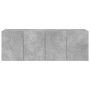 Muebles para TV de pared 2 unidades gris hormigón 60x30x41 cm de , Muebles TV - Ref: Foro24-836945, Precio: 65,40 €, Descuent...