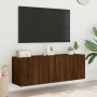 Muebles para TV de pared 2 unidades roble marrón 60x30x41 cm de , Muebles TV - Ref: Foro24-836951, Precio: 64,86 €, Descuento: %