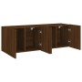 Muebles para TV de pared 2 unidades roble marrón 60x30x41 cm de , Muebles TV - Ref: Foro24-836951, Precio: 64,86 €, Descuento: %