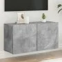 Mueble para TV de pared gris hormigón 80x30x41 cm de , Muebles TV - Ref: Foro24-836958, Precio: 50,78 €, Descuento: %