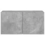Mueble para TV de pared gris hormigón 80x30x41 cm de , Muebles TV - Ref: Foro24-836958, Precio: 50,78 €, Descuento: %