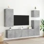 Mueble para TV de pared gris hormigón 80x30x41 cm de , Muebles TV - Ref: Foro24-836958, Precio: 50,78 €, Descuento: %