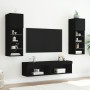 Mueble para TV con luces LED negro 60x30x30 cm de , Muebles TV - Ref: Foro24-837129, Precio: 45,23 €, Descuento: %