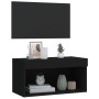 Mueble para TV con luces LED negro 60x30x30 cm de , Muebles TV - Ref: Foro24-837129, Precio: 45,23 €, Descuento: %