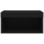 Mueble para TV con luces LED negro 60x30x30 cm de , Muebles TV - Ref: Foro24-837129, Precio: 45,23 €, Descuento: %