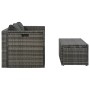 Set de salón para jardín 6 pzs y cojines ratán sintético gris de vidaXL, Conjuntos de jardín - Ref: Foro24-44722, Precio: 584...