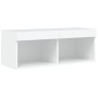 Mueble para TV con luces LED blanco 80x30x30 cm de , Muebles TV - Ref: Foro24-837141, Precio: 43,55 €, Descuento: %
