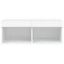 Mueble para TV con luces LED blanco 80x30x30 cm de , Muebles TV - Ref: Foro24-837141, Precio: 43,03 €, Descuento: %