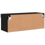 Mueble para TV con luces LED negro 80x30x30 cm de , Muebles TV - Ref: Foro24-837143, Precio: 45,81 €, Descuento: %