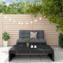Juego de muebles de jardín 2 pzas madera maciza de pino negro de , Conjuntos de jardín - Ref: Foro24-3186624, Precio: 228,76 ...
