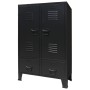 Armario metálico de estilo industrial 67x35x107 cm negro de vidaXL, Armarios roperos - Ref: Foro24-245960, Precio: 180,16 €, ...