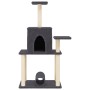 Rascador para gatos con postes de sisal gris oscuro 122 cm de , Mobiliario para gatos - Ref: Foro24-172090, Precio: 55,54 €, ...