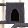 Rascador para gatos con postes de sisal gris oscuro 97 cm de , Mobiliario para gatos - Ref: Foro24-172099, Precio: 53,53 €, D...