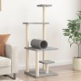 Rascador para gatos con postes de sisal gris claro 136 cm de , Mobiliario para gatos - Ref: Foro24-172092, Precio: 41,67 €, D...
