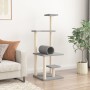 Rascador para gatos con postes de sisal gris claro 136 cm de , Mobiliario para gatos - Ref: Foro24-172092, Precio: 41,67 €, D...