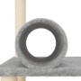 Rascador para gatos con postes de sisal gris claro 136 cm de , Mobiliario para gatos - Ref: Foro24-172092, Precio: 41,67 €, D...