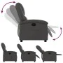 Sillón reclinable de cuero auténtico gris de , Sillones - Ref: Foro24-371792, Precio: 298,10 €, Descuento: %