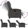 Sillón reclinable de cuero auténtico gris de , Sillones - Ref: Foro24-371792, Precio: 303,55 €, Descuento: %